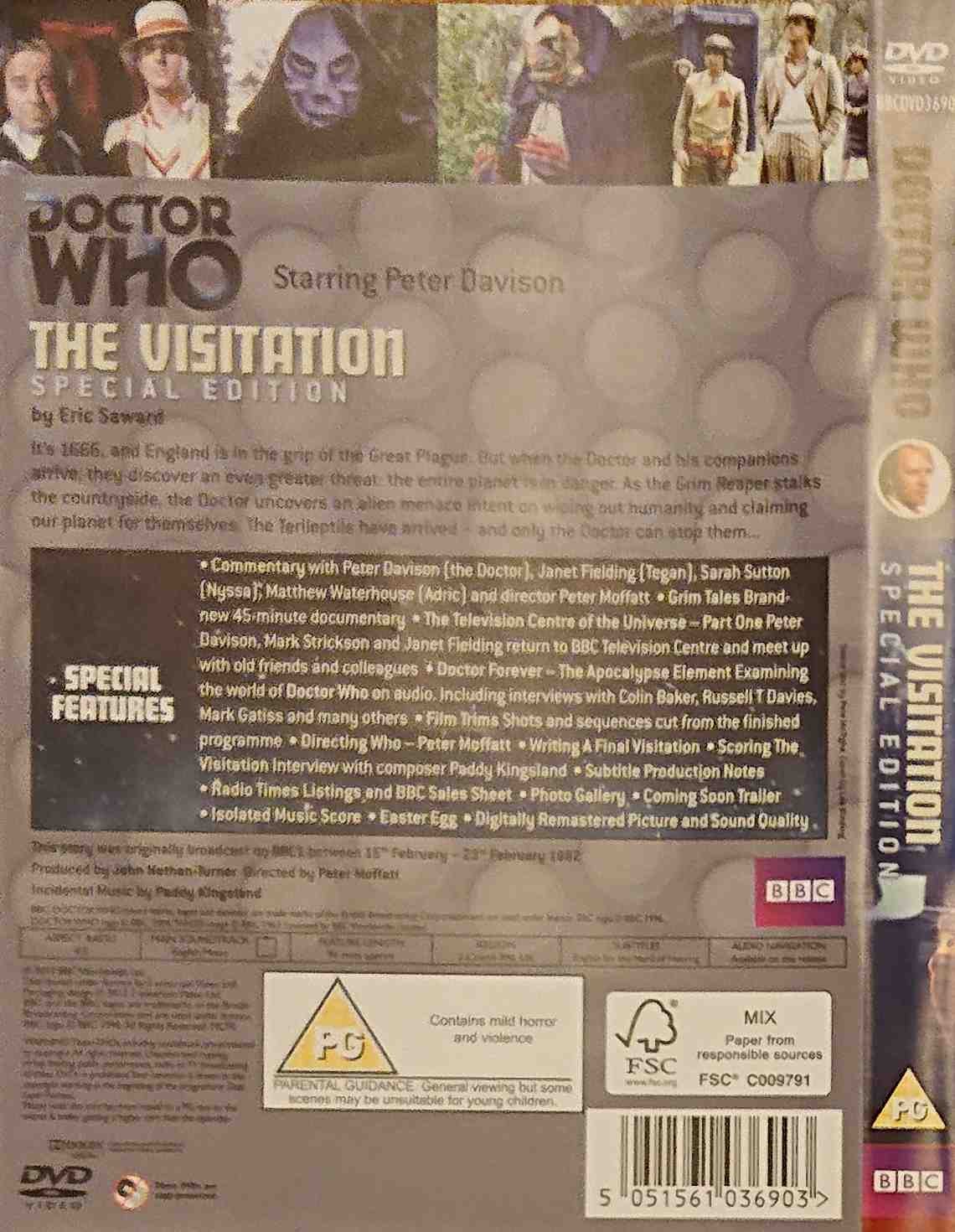 Back cover of BBCDVD 3690